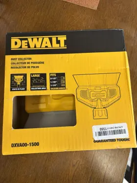 DXVA00-1500E DEWALT VACUUM Dust Collector Funnel Design