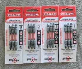 DDEV25-S3 DIABLO Double Ended Torx Phillip Drive Bits