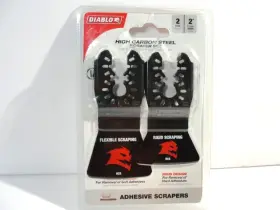 DOUSCRP2 DIABLO High Carbon Steel Oscillating Scraper Set