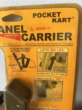 791281106979 DIVERSIFIED TOOLS Pocket Kart Panel Carrier #2 791281106979 DIVERSIFIED TOOLS Pocket Kart Panel Carrier #2