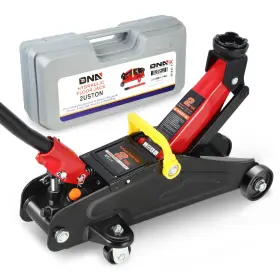 Dna Motoring 194286136109 Tools-00234 Low Profile Hydraulic Trolley 2 Ton Black