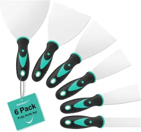 PKS01 DOIMERI Pack Putty Knife Spackle Knives Steel PKS01 DOIMERI Pack Putty Knife Spackle Knives Steel