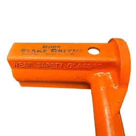 Dsdrf DUDE TOOLS Driver Round Flat Square Steel Stakes #3 Dsdrf DUDE TOOLS Driver Round Flat Square Steel Stakes #3