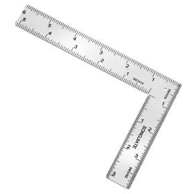 Eldraqth 5246oxrk4848 L Ruler Measuring Tool 4 Inch By 6 Square Framing 90 6in Silver
