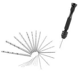 Jzz-us ESTINK Drill Bits Set Precision Pin Vise Mini Spiral Jzz-us ESTINK Drill Bits Set Precision Pin Vise Mini Spiral