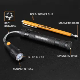 820909979166 EVERBRITE Magnetic Up Tool Set Telescoping #3 820909979166 EVERBRITE Magnetic Up Tool Set Telescoping #3
