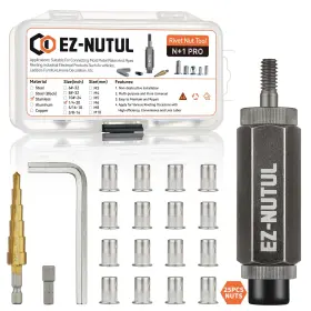 O-RVN-01 EZ-NUTUL Rivet Nut Tool Set Flat Head Rivnut