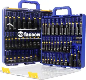 FW5501 FACOOW Impact Nut Driver Set Magenetic Drills FW5501 FACOOW Impact Nut Driver Set Magenetic Drills
