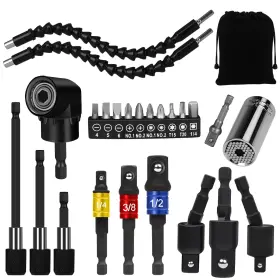 797427912787 FAWAIKTU Drill Bit Set Flexible Extension Right