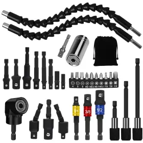 797427912961 FAWAIKTU Drill Bit Set Flexible Extension Right