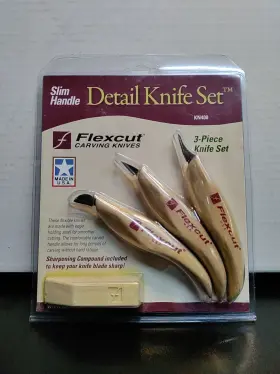 KN400 FLEXCUT Detail Knife Set Sharpening Compound KN400 FLEXCUT Detail Knife Set Sharpening Compound