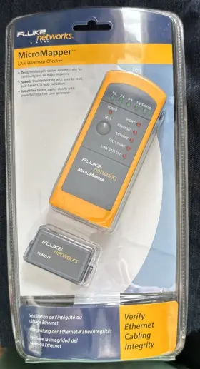754082023845 FLUKE NETWORKS Micromapper Lan Wiremap Checker 754082023845 FLUKE NETWORKS Micromapper Lan Wiremap Checker