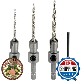 B0CQX6B8DW FTG USA Tungsten Carbide Tipped Countersink Drill