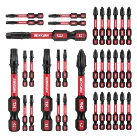 GAMIX50-035 GEINXURN Impact Phillips Square Torx Driver Bits