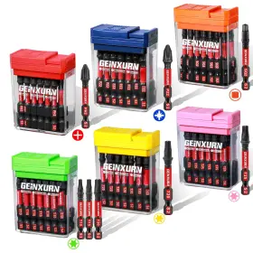 GBMIX090 GEINXURN Impact Screwdriver Bits Set Colorful