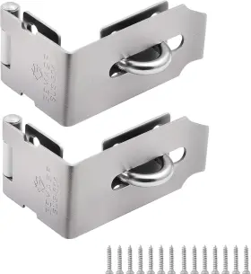 GEMASP-MK-006 GEMASP Hasp Latch Pack Solid Steel File Cabinet GEMASP-MK-006 GEMASP Hasp Latch Pack Solid Steel File Cabinet