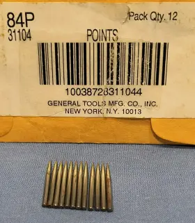 GEN-11667-J GENERAL TOOLS Marking Gauge Points Needlepoint