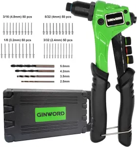 RH001 GINWORD Rivet Gun Pop Drill Bits Du Kit RH001 GINWORD Rivet Gun Pop Drill Bits Du Kit