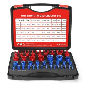 GTC54 GIWAELRO Nut Bolt Thread Checker Gauges Housed GTC54 GIWAELRO Nut Bolt Thread Checker Gauges Housed