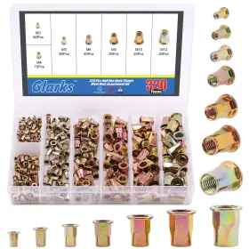 G-1740 GLARKS Half Hex Rivet Nut Set