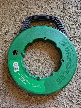 539-50 GREENLEE Flexible Steel Fish Tape Feet