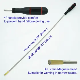 655160857850 GUTI-MORE Flexible Magnetic Tool Bend Magnet #3 655160857850 GUTI-MORE Flexible Magnetic Tool Bend Magnet #3