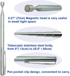 691303452971 GUTI-MORE Magnetic Tool Set Flexible Telescopi #2 691303452971 GUTI-MORE Magnetic Tool Set Flexible Telescopi #2