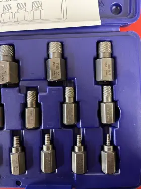 53228 HANSON Irwin Spline Screw Extractor Set Studs Bolts #2 53228 HANSON Irwin Spline Screw Extractor Set Studs Bolts #2