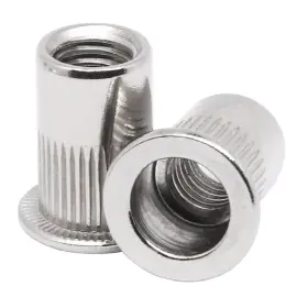 Hantof Htf0093-1/4-20 Rivet Nut 50 Pieces 1/4-20unc Stainless Stainless-1/4ftft-20unc Silver