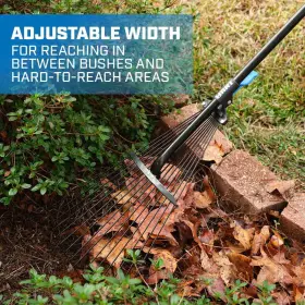 HHGLRS2 HART Leaf Rake Telescoping Handle Design #2