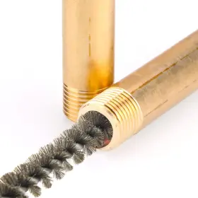 HT0022-W HAUTMEC Steel Wire Tube Cleaning Brush Plumbing #3 HT0022-W HAUTMEC Steel Wire Tube Cleaning Brush Plumbing #3