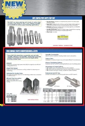 769053112992 HHIP Single Flute High Steel Countersink #3