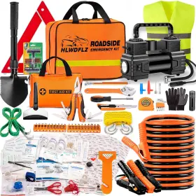 HLC006CZB-ORANGE92 HLWDFLZ Car Emergency Air Compressor Trave