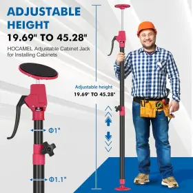 744110594133 HOCAMEL Cabinet Jacks Installing Pole #2