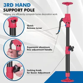 744110594133 HOCAMEL Cabinet Jacks Installing Pole #3