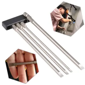 WJ-5101-150-4 HOHXEN Magnetic Flat Head Tip Screwdrivers Bits WJ-5101-150-4 HOHXEN Magnetic Flat Head Tip Screwdrivers Bits