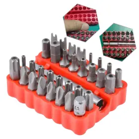 WJ-5103 HOHXEN Security Bit Set Tamper Torx Hex Star Magnetic WJ-5103 HOHXEN Security Bit Set Tamper Torx Hex Star Magnetic