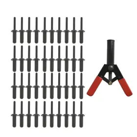 HGF40464 HOME-GARDEN-FIX Poly Rivet Gun Set Riveter Riveting HGF40464 HOME-GARDEN-FIX Poly Rivet Gun Set Riveter Riveting