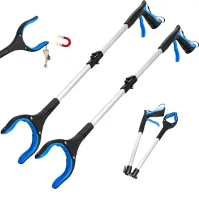 JW-GJ83-LGYS HONEYSUCKLE Grabber Reacher Tool JW-GJ83-LGYS HONEYSUCKLE Grabber Reacher Tool