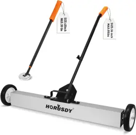 86111 HORUSDY Rolling Magnetic Sweeper Wheels Telescoping