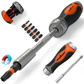 87068 HORUSDY Ratcheting Screwdriver Set Magnetic Bit 87068 HORUSDY Ratcheting Screwdriver Set Magnetic Bit