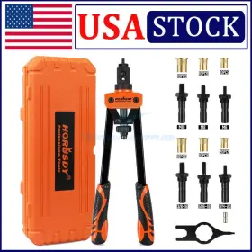 REF97801 HORUSDY Rivet Gun Rivnut Thread Setting Tool Nut Kit REF97801 HORUSDY Rivet Gun Rivnut Thread Setting Tool Nut Kit