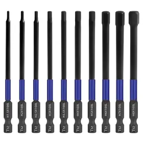 HP240012 HPHOPE Hex Bit Set Alloy Steel Magnetic Impact Stora