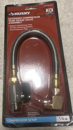 1000 HUSKY TOOLS Compressor Tank Drain Valve #3