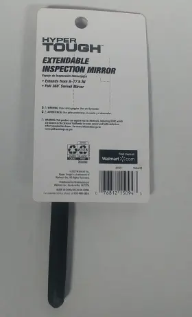 076812150943 HYPER TOUGH Mirror Swivel Extends #2 076812150943 HYPER TOUGH Mirror Swivel Extends #2