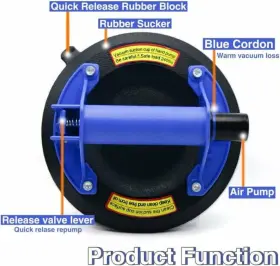 X003BPV30X I-METRX Glass Suction Floor Litfting Clamps