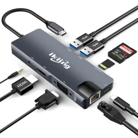 FX-1818 IKLING Usb Hub Adapter Hdmi Vga Gigabit Ethernet FX-1818 IKLING Usb Hub Adapter Hdmi Vga Gigabit Ethernet