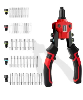 WE888 IMQUALI Pop Rivet Manual Gun Tool Assort Nose Kit WE888 IMQUALI Pop Rivet Manual Gun Tool Assort Nose Kit