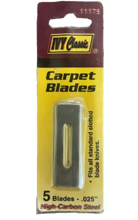 11175 IVY CLASSIC Carpet Blades Pack High Carbon Steel Nos 11175 IVY CLASSIC Carpet Blades Pack High Carbon Steel Nos