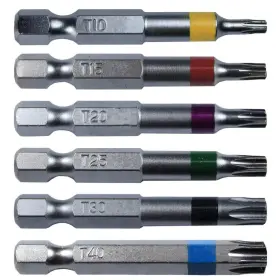 840129210108 JAKE SALES Torx Star Drive Bit Set Shank Coded 840129210108 JAKE SALES Torx Star Drive Bit Set Shank Coded